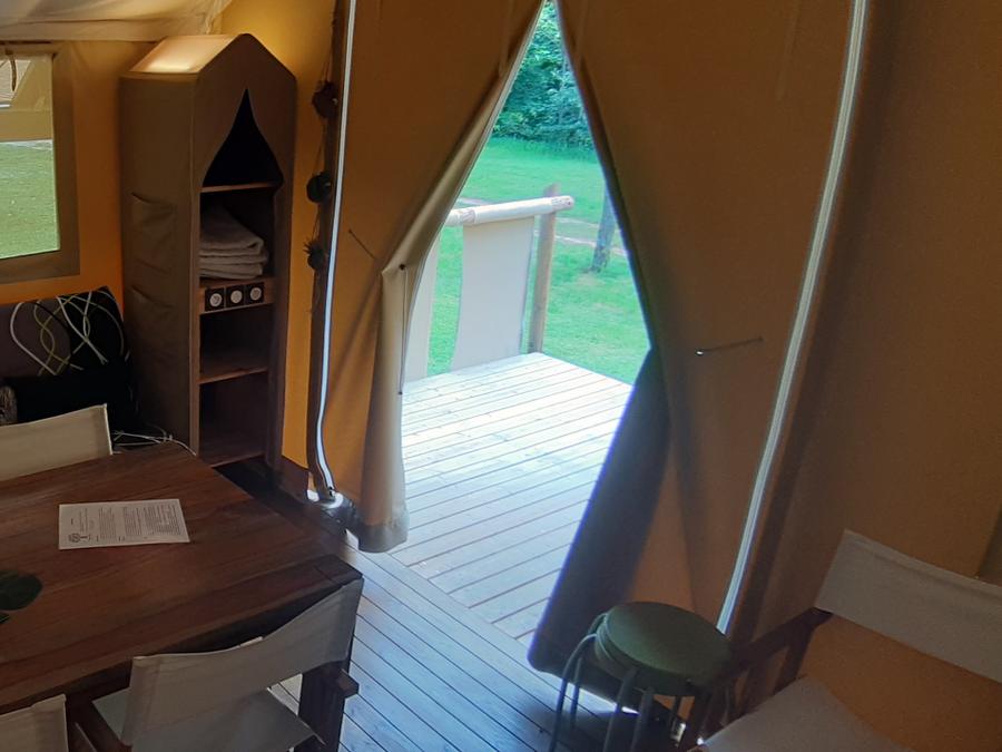 Bungalow toilé 7 personnes - JUNGLE LODGE sans sanitaires 31 m² 5
