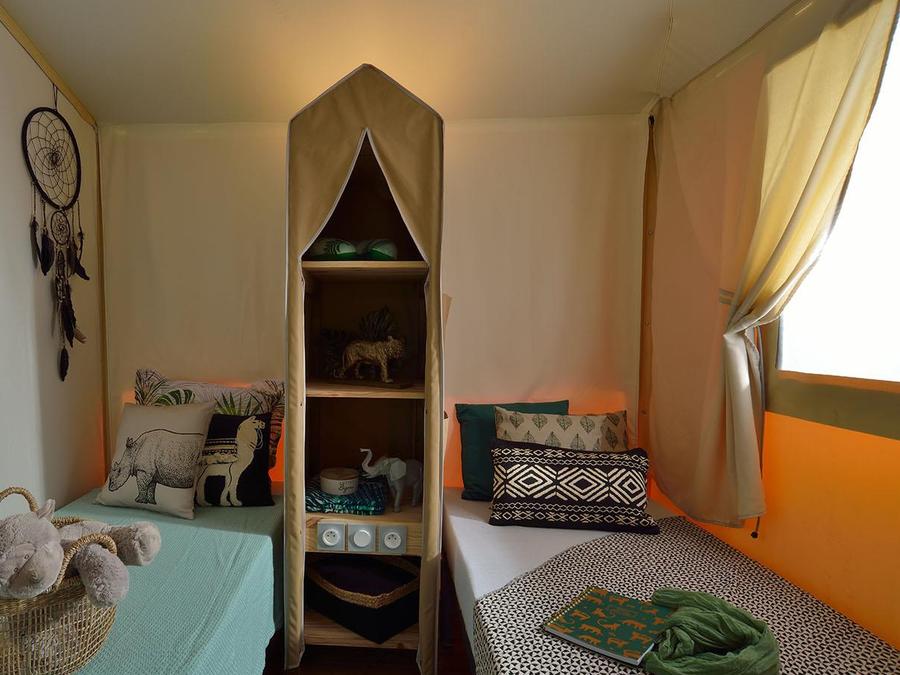 Bungalow toilé 7 personnes - JUNGLE LODGE sans sanitaires 31 m² 3