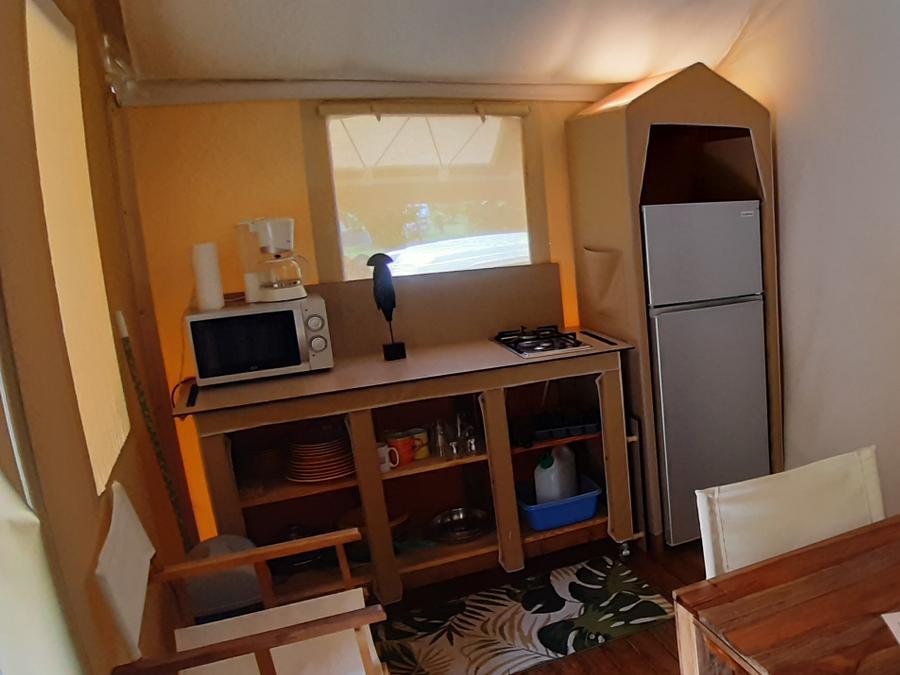 Bungalow toilé 7 personnes - JUNGLE LODGE sans sanitaires 31 m² 4