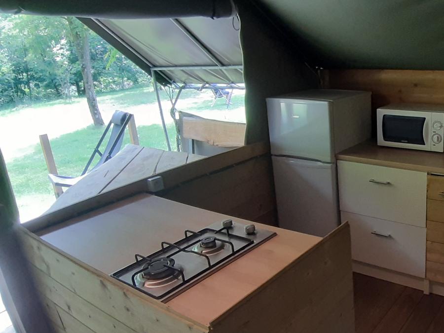 Bungalow toilé 5 personnes - SAFARI LODGE KIBO sans sanitaires 40 m² 5