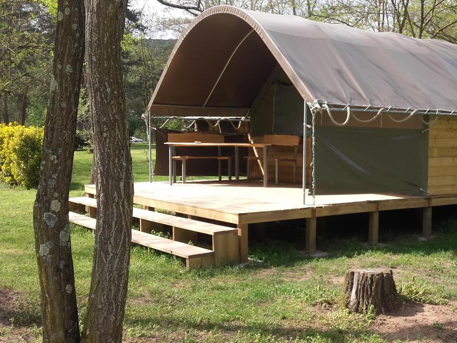 Bungalow toilé 5 personnes - SAFARI LODGE KIBO sans sanitaires 40 m² 1
