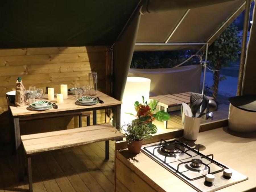 Bungalow toilé 5 personnes - SAFARI LODGE KIBO sans sanitaires 40 m² 2