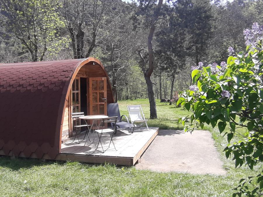 Unique 2 personnes - POD Chalet bois 12 m² sans sanitaires 0