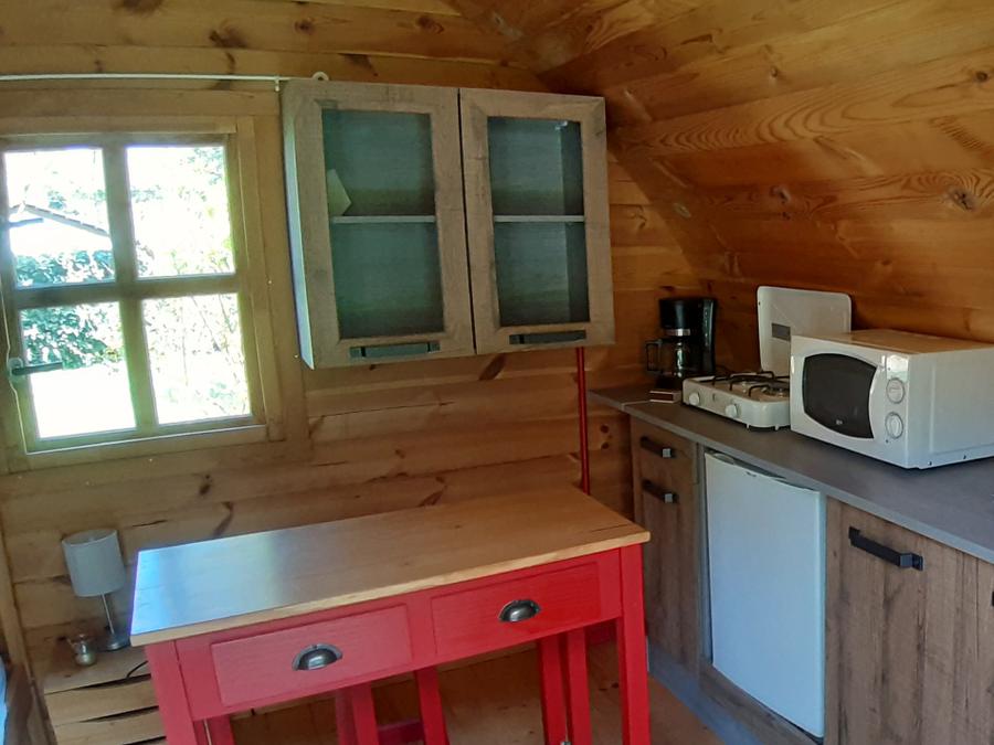 Unique 2 personnes - POD Chalet bois 12 m² sans sanitaires 1