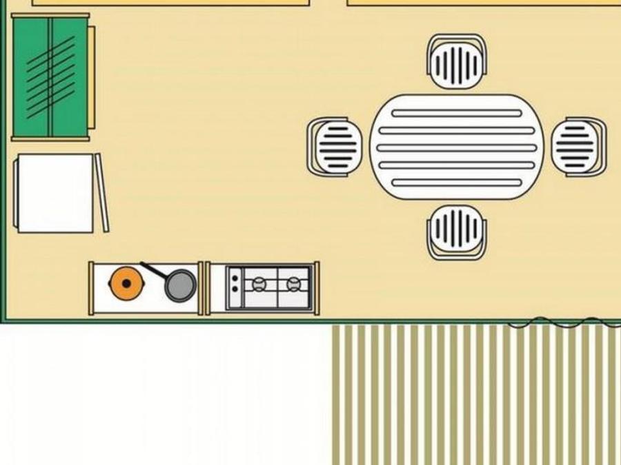 Bungalow toilé 4 personnes - BENGALI 3