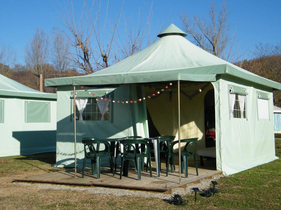 Bungalow toilé 6 personnes - CYRUS sans sanitaires 0