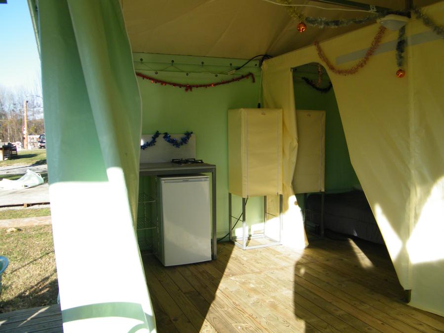 Bungalow toilé 6 personnes - CYRUS sans sanitaires 4