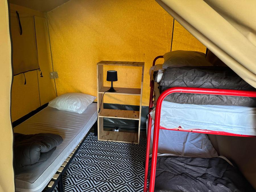 Tente en toile et en bois 5 personnes - SAFARI sans sanitaires 5