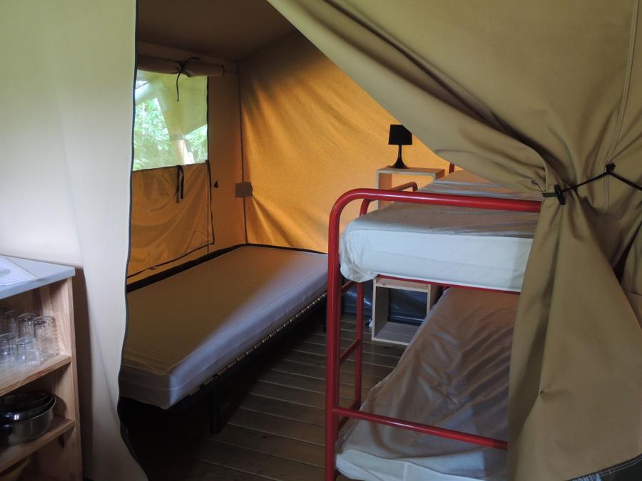 Tente en toile et en bois 5 personnes - SAFARI sans sanitaires 2
