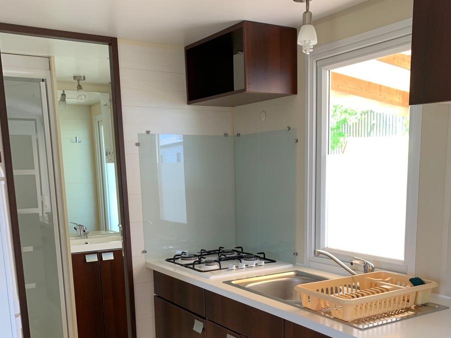 Mobilhome 6 personnes - 28m² + Terrasse bois couverte 12m² 4/6 pers 6