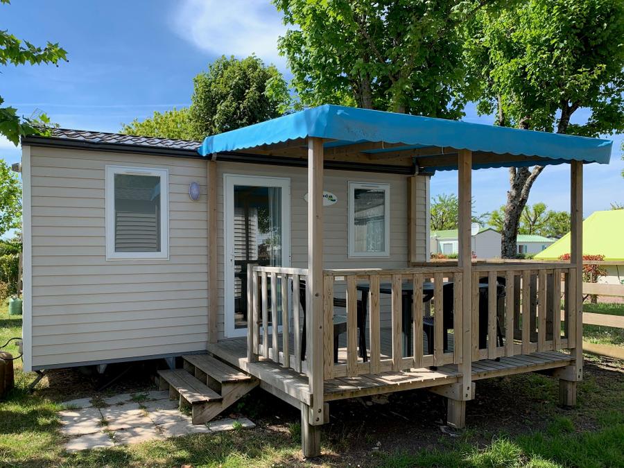 Mobilhome 4 personnes - 20m² + Terrasse bois couverte 8m². 2/4 pers 4