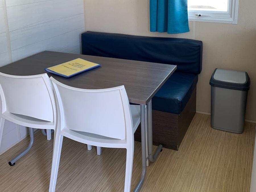 Mobilhome 4 personnes - 20m² + Terrasse bois couverte 8m². 2/4 pers 5