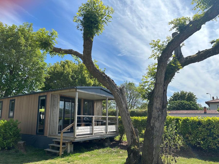 Mobilhome 6 personnes - Standing 28m2 + terrasse intégrée 8m2 4/6 pers 11