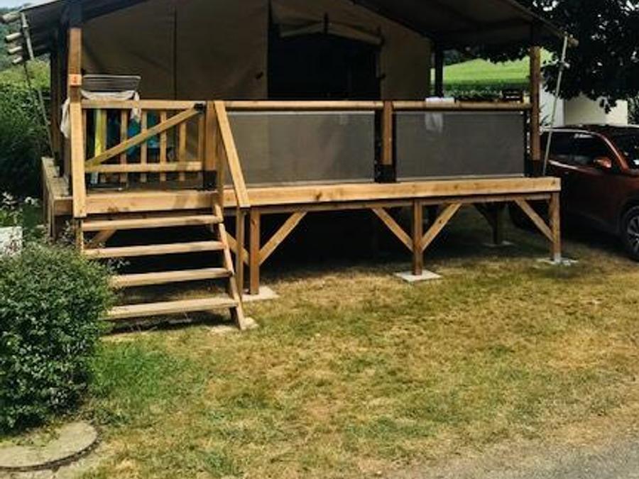 Tente en toile et en bois 5 personnes - Tente Lodge Bali 3 Pièces 4/5 Personnes 0