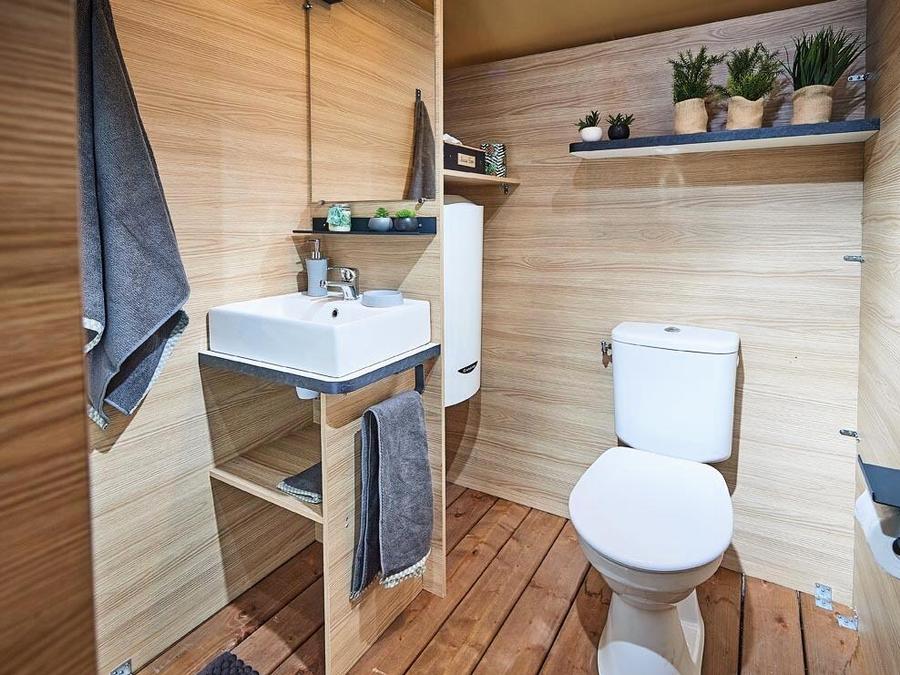 Tente en toile et en bois 5 personnes - Tente Lodge Bali 3 Pièces 4/5 Personnes 4