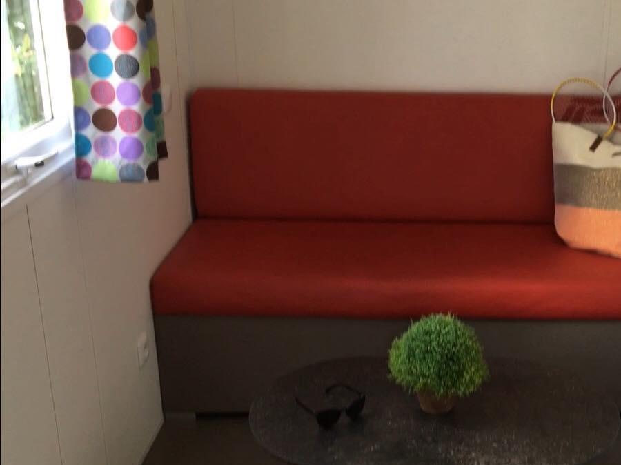 Mobilhome 2 personnes - Cottage 2 FEUILLES 1 chambre 1