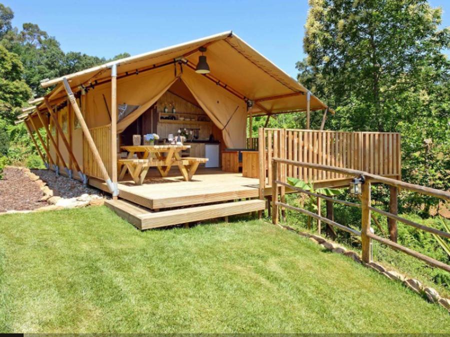 Bungalow toilé 6 personnes - Lodge du Lac 4 FEUILLES 1