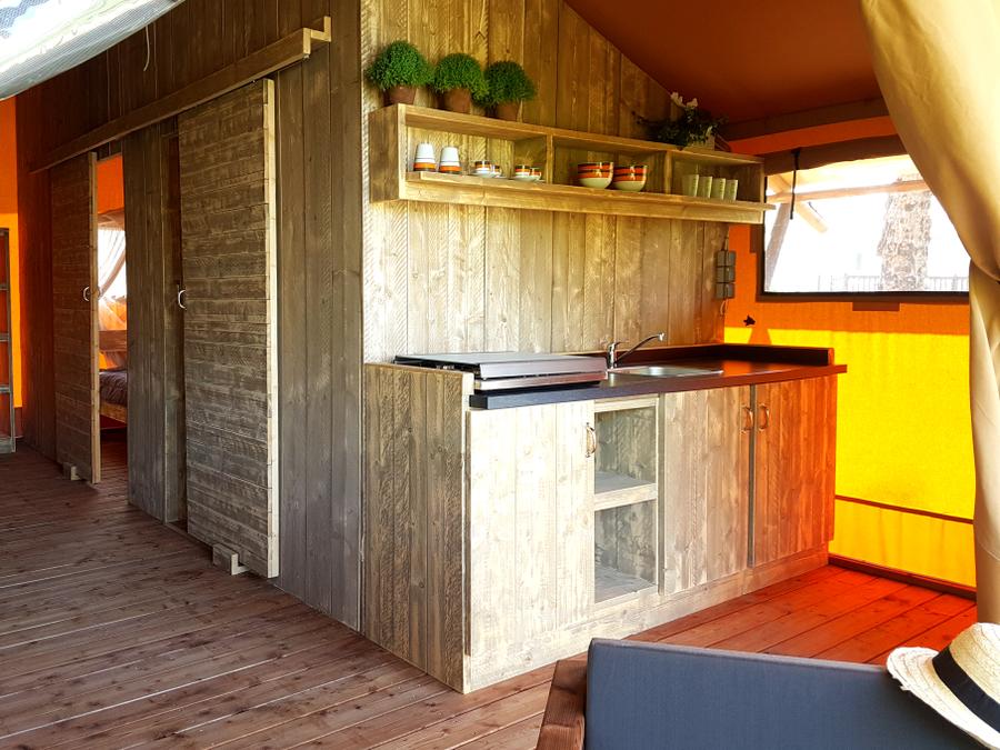 Bungalow toilé 6 personnes - Lodge du Lac 4 FEUILLES 6