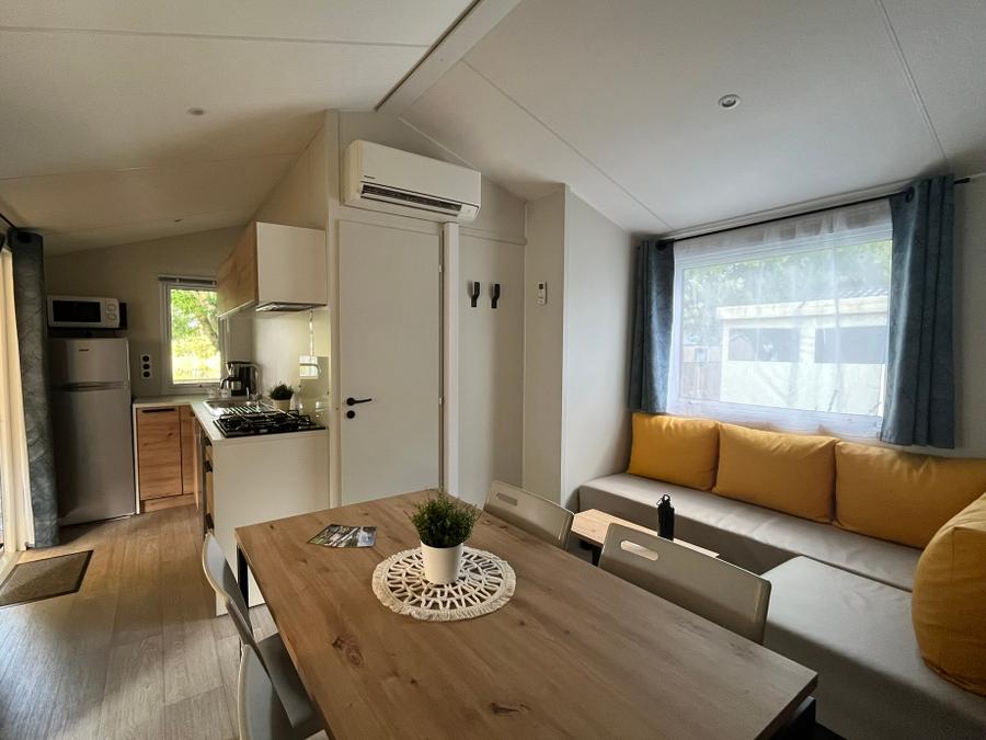 Mobilhome 6 personnes - Cottage PREMIUM++ 3 chambres - VUE PLAN D'EAU 6 pers 8