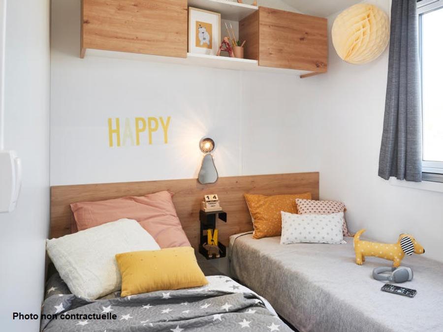 Mobilhome 6 personnes - Cottage PREMIUM++ 3 chambres - VUE PLAN D'EAU 6 pers 4
