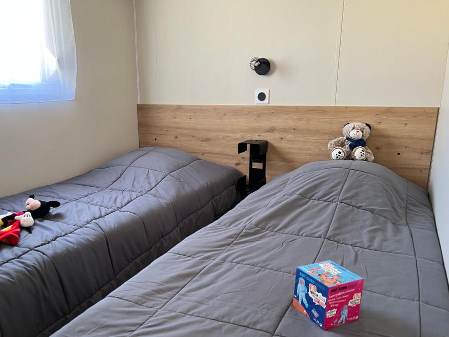 Mobilhome 6 personnes - Cottage PREMIUM++ 3 chambres - VUE PLAN D'EAU 6 pers 12