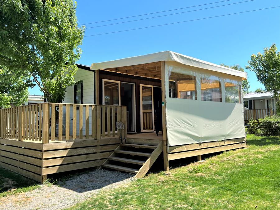 Mobilhome 6 personnes - Cottage PREMIUM++ 3 chambres - VUE PLAN D'EAU 6 pers 6