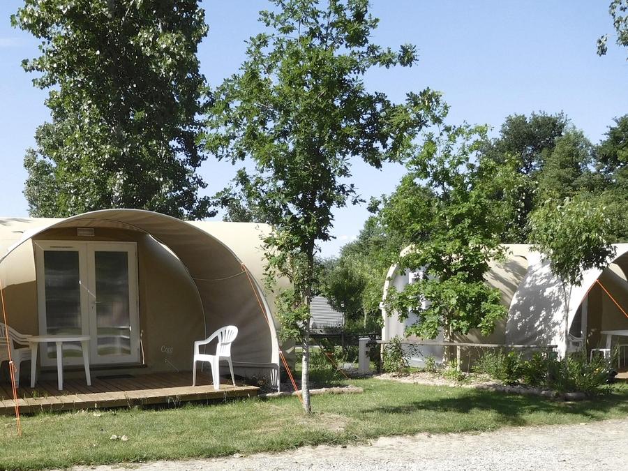 Tente 4 personnes - Tente Coco Sweet 4 FEUILLES - 2 chambres 16m² avec sanitaire 1
