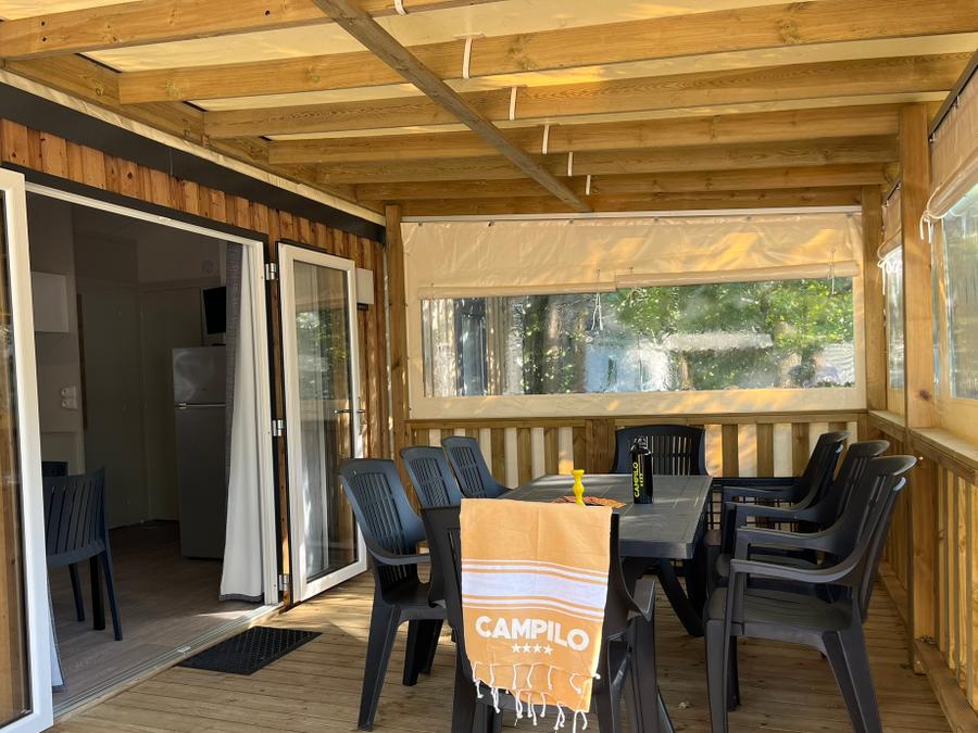 Mobilhome 8 personnes - Cottage PREMIUM 4 chambres 8 pers 9