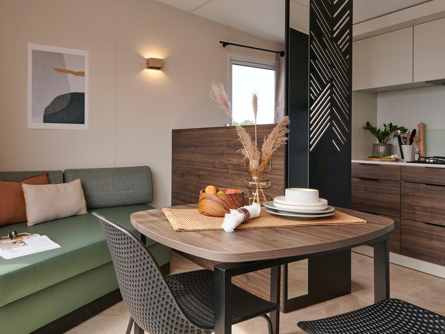 Mobilhome 2 personnes - Cottage Nature Exclusif 1 chambre avec SPA 2 pers 1