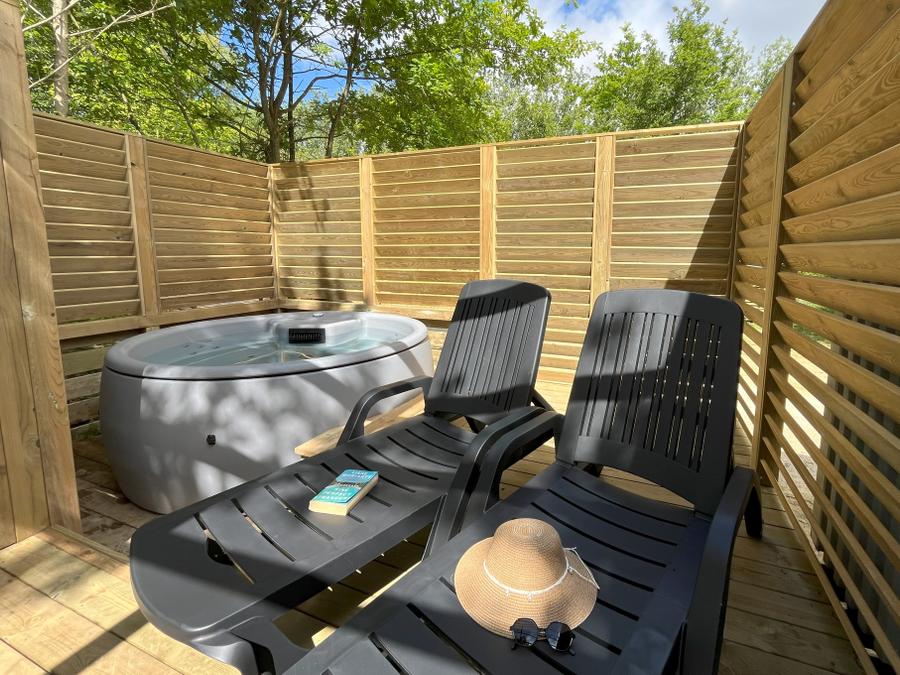 Mobilhome 4 personnes - Cottage Nature Exclusif 2 chambres avec SPA 4 pers 1