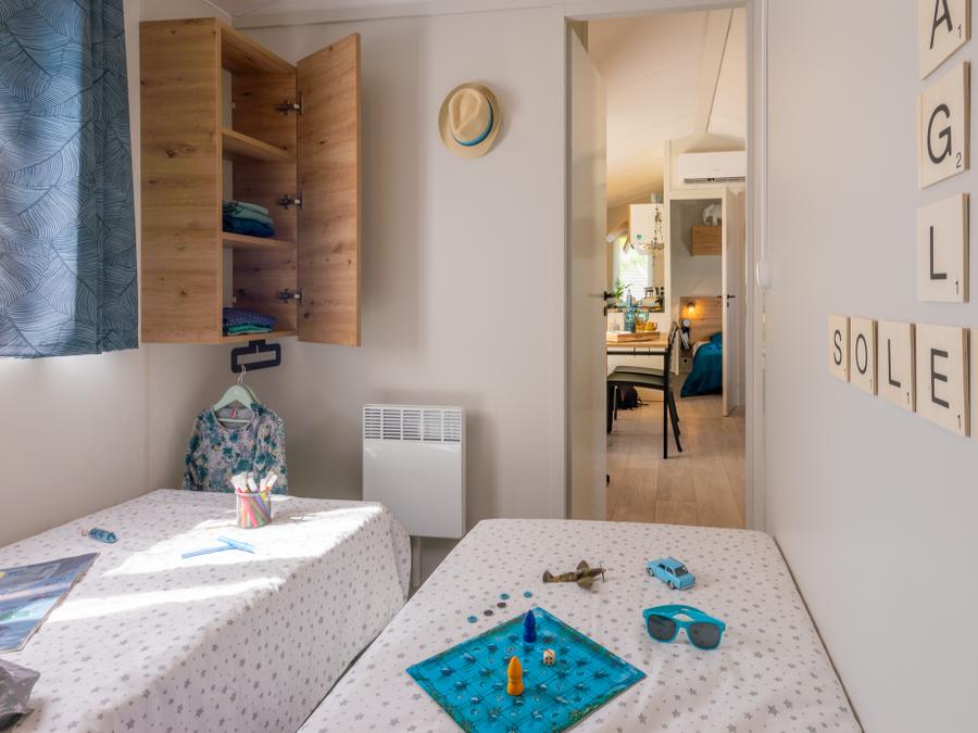 Mobilhome 6 personnes - Privilège TV LV Clim - 3 chambres - 6 personnes 8