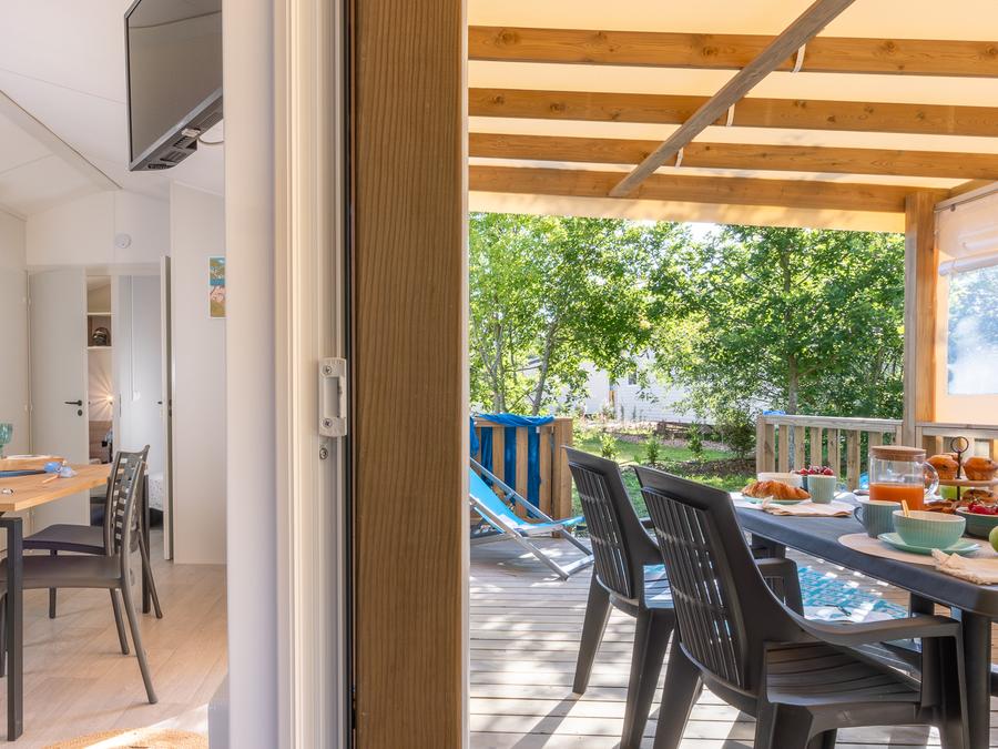 Mobilhome 6 personnes - Privilège TV LV Clim - 3 chambres - 6 personnes 10