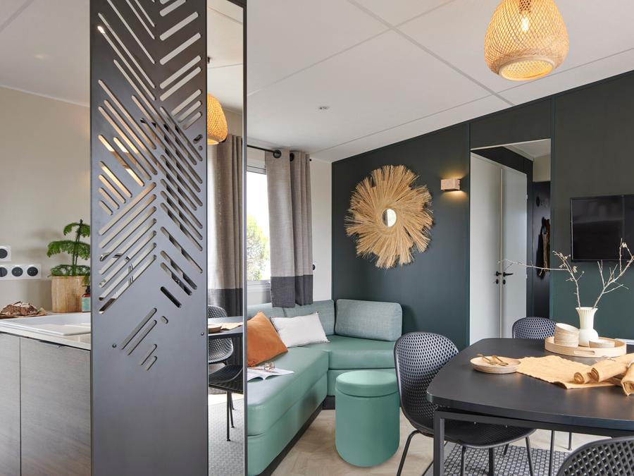 Mobilhome 6 personnes - Cottage Nature EXCLUSIF 3 chambres avec SPA 2