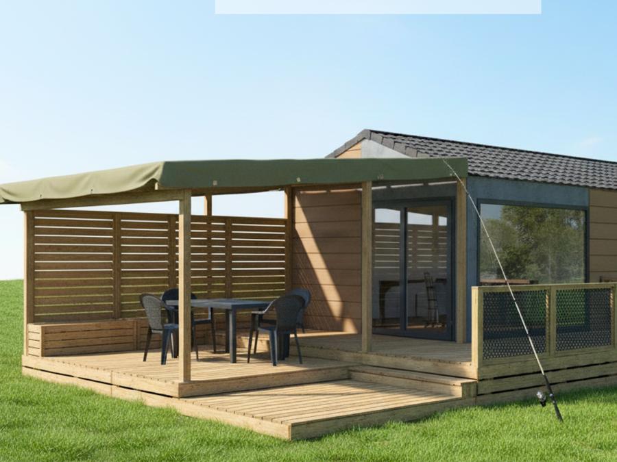 Mobilhome 4 personnes - Cottage PREMIUM 2 chambres PECHEUR - Vue plan d'eau 0