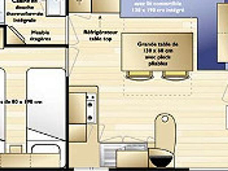 Mobilhome 6 personnes - IRM 2 chambres 5