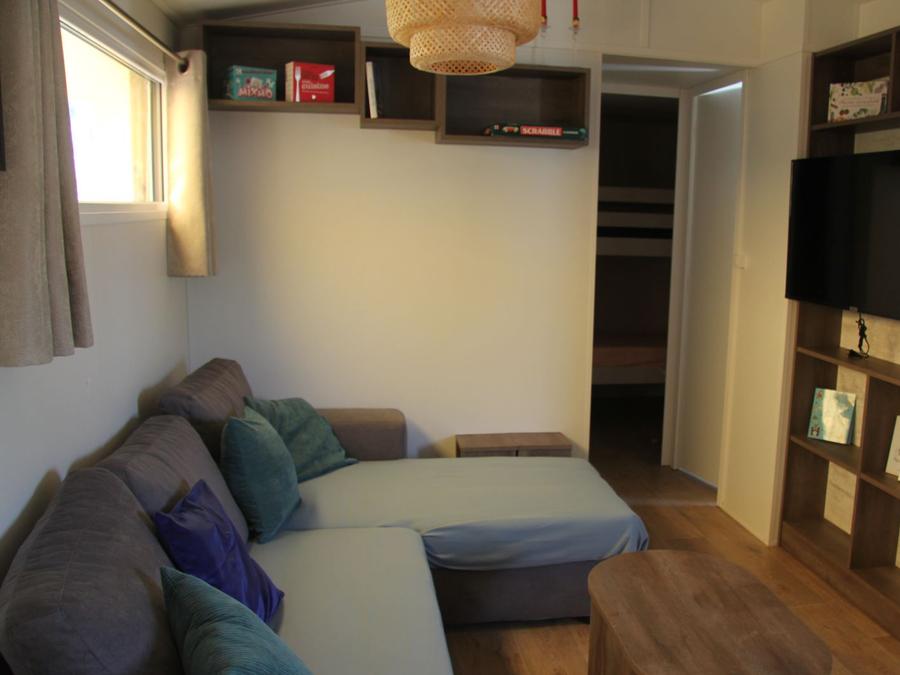 Mobilhome 8 personnes - Privilège 40m² - 3 chambres - Clim - 2 TV - LV - Four 2