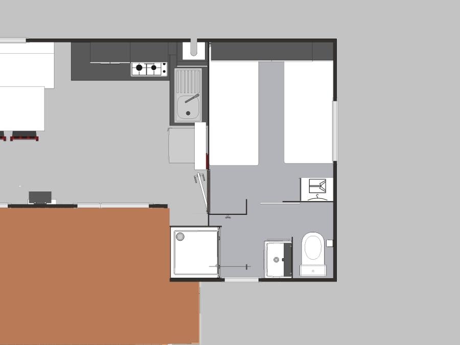 Mobilhome 4 personnes - Confort+ - 2 chambres - 2 SDB 4