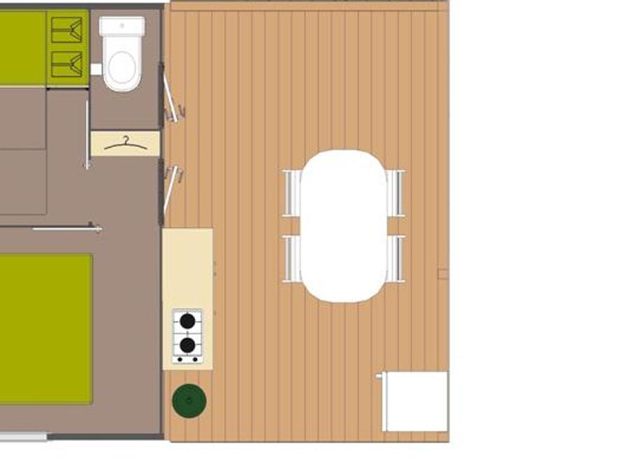 Mobilhome 4 personnes - Tithome (sans sdb) 4