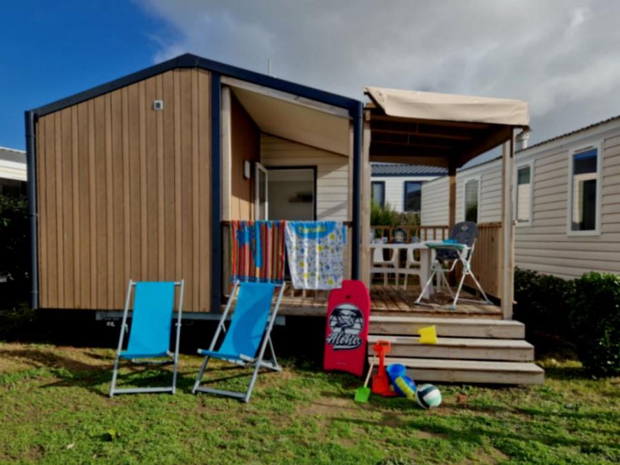 Mobilhome 4 personnes - Grand Cottage Confort - Terrasse intégrée couverte 4