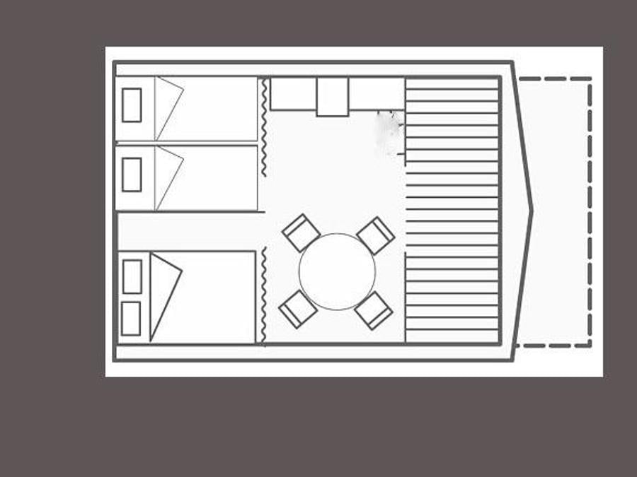Bungalow toilé 4 personnes - Bungalow toilé Amazone Standard 20m² / 2 chambres - terrasse (sans sanitaires privatifs) 5