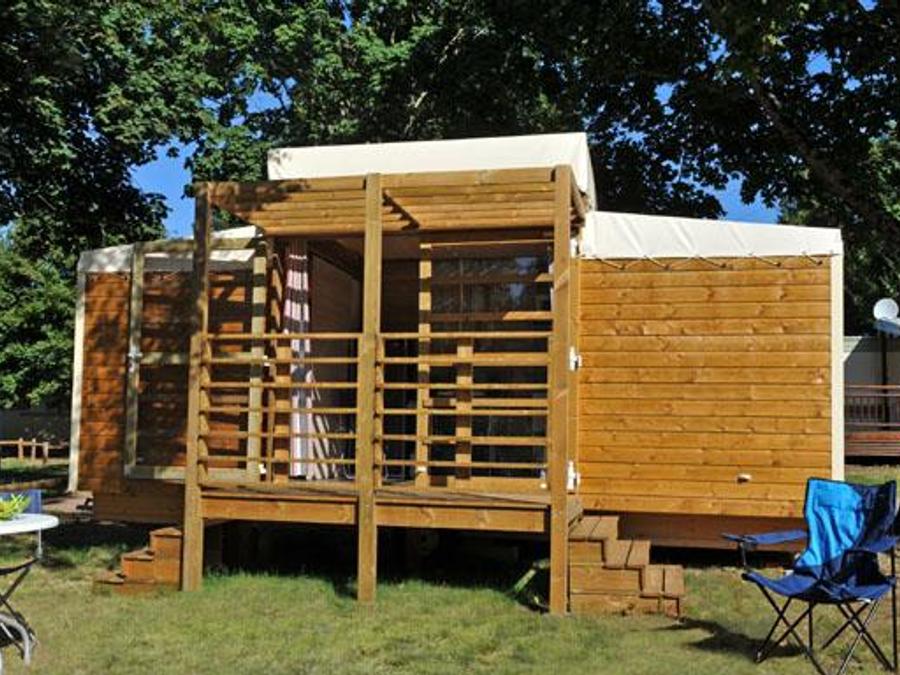 Chalet 4 personnes - Cabane Nature Standard 16m² / 2 chambres - terrasse (sans sanitaires privatifs) 0