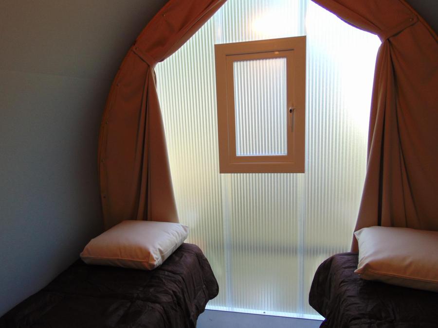 Tente en toile et en bois 4 personnes - Coco Sweet 16m² / 2 chambres - terrasse (sans sanitaires privatifs) 4