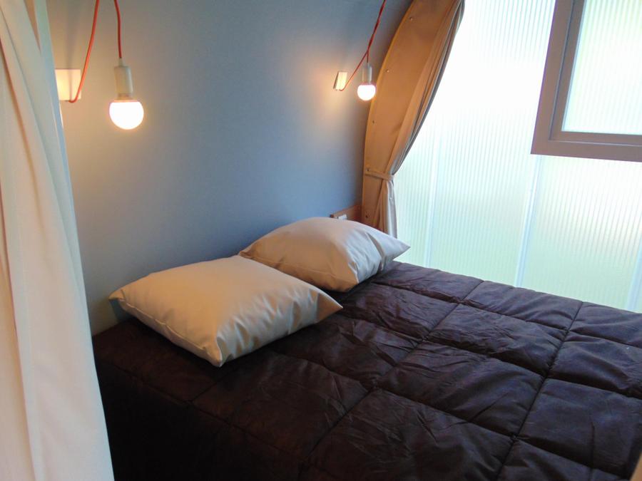 Tente en toile et en bois 4 personnes - Coco Sweet 16m² / 2 chambres - terrasse (sans sanitaires privatifs) 3