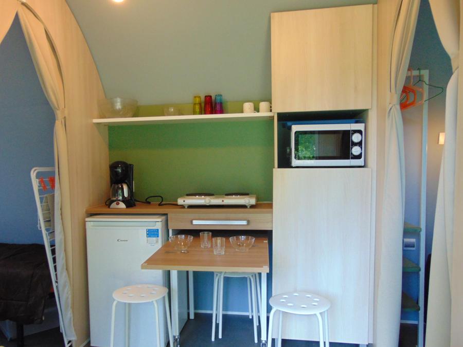 Tente en toile et en bois 4 personnes - Coco Sweet 16m² / 2 chambres - terrasse (sans sanitaires privatifs) 1