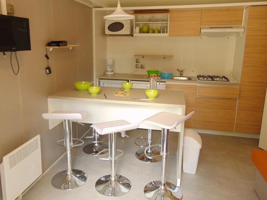 Mobilhome 6 personnes - Premium 33m² / 2 chambres - 2 salles de bain - terrasse 1