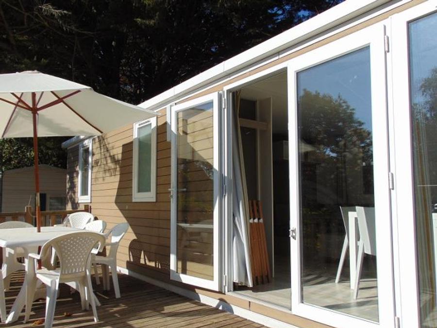 Mobilhome 8 personnes - Confort 38 m² / 4 chambres - terrasse 1