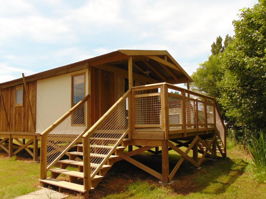 Insolite 4 personnes - Sweet Flower Premium sur pilotis 43m² / 2 chambres - terrasse 0