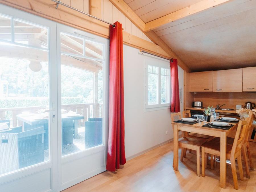Chalet 4 personnes - CHALET BOIS 4/6 pour personne à mobilité réduite - 35m2 4
