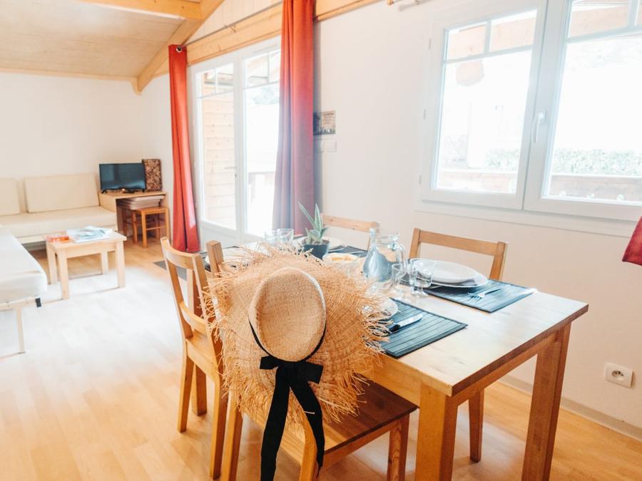 Chalet 4 personnes - CHALET BOIS 4/6 pour personne à mobilité réduite - 35m2 5