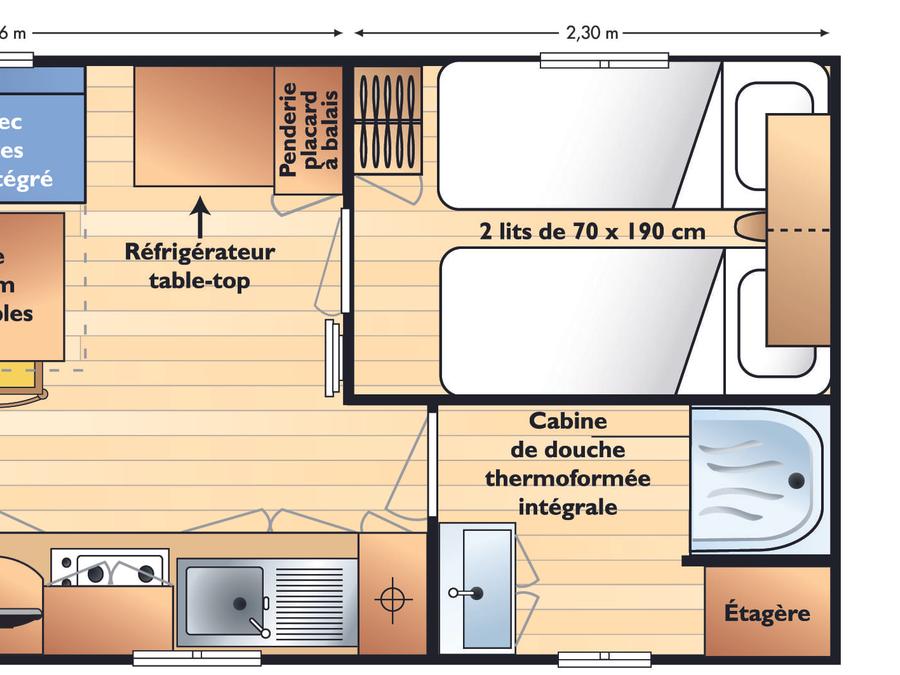 Mobilhome 4 personnes - IRM 6